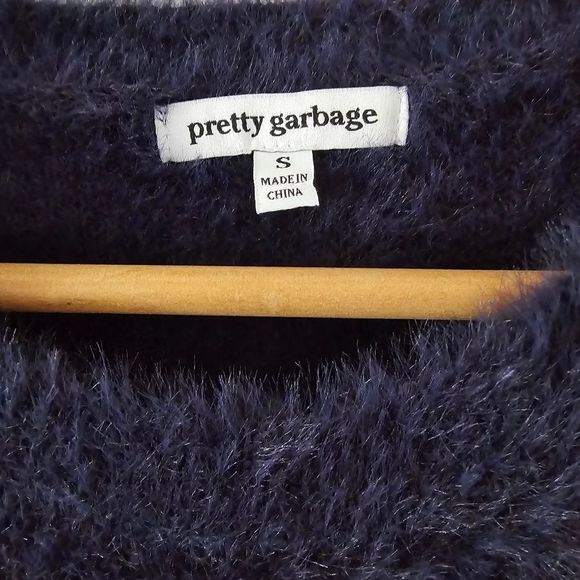 Pretty Garbage Charlie Navy Pink Flame Mini Dress Size S - Picture 4 of 6